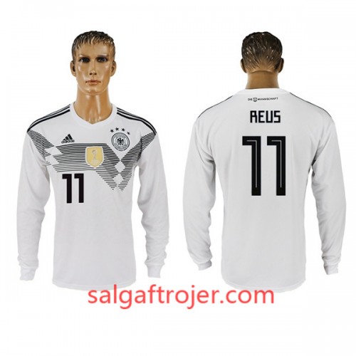 Tyskland Fodboldtrøjer Reus 11 Hjemmebanesæt VM 2018 Langærmet Tyskland Fodboldtrøjer Reus 11 Hjemmebanesæt VM 2018 Langærmet